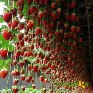 Клубника ампельная Анастасия купить по цене от 370р. в интернет-магазине «Посадика» с доставкой почтой в в Кандалакшае и по всей России – [изображение №1].